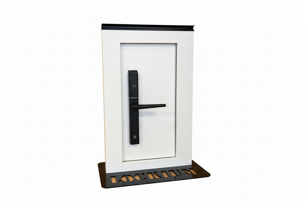 EXPO Support de présentation avec une poignée Lockium